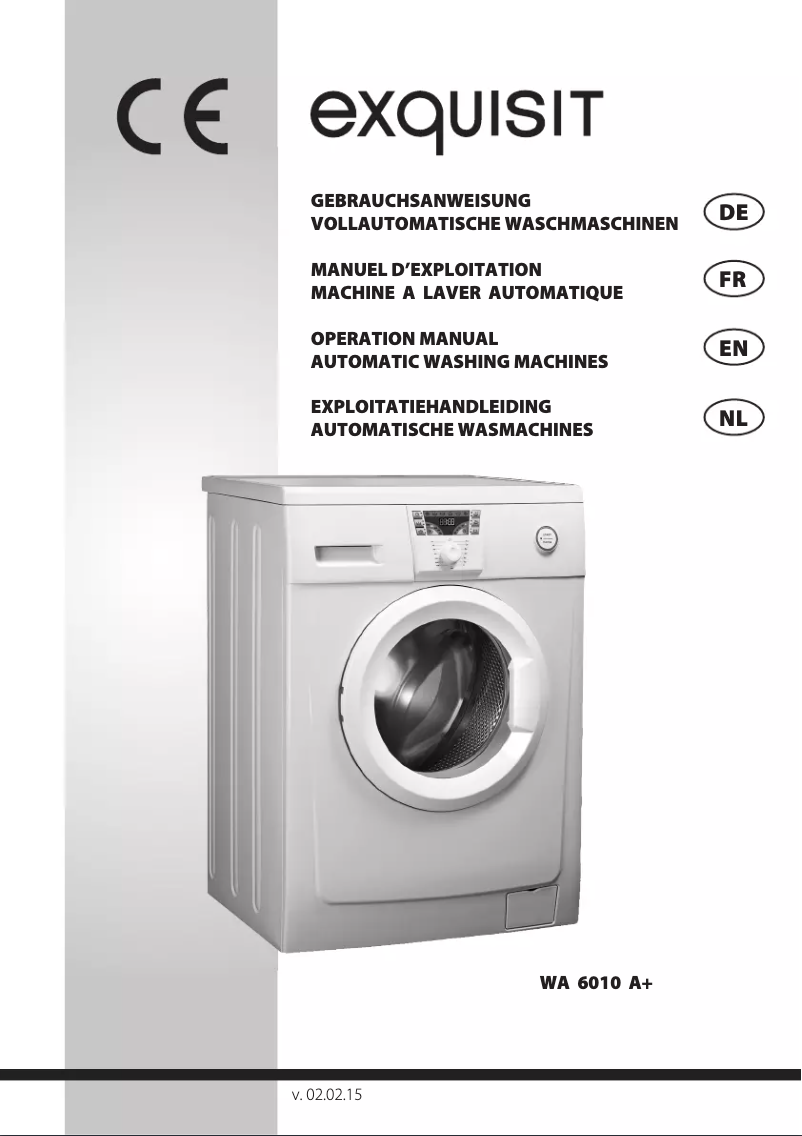 Página nº 1 - Manual de usuario Exquisit WA 6010 A plus