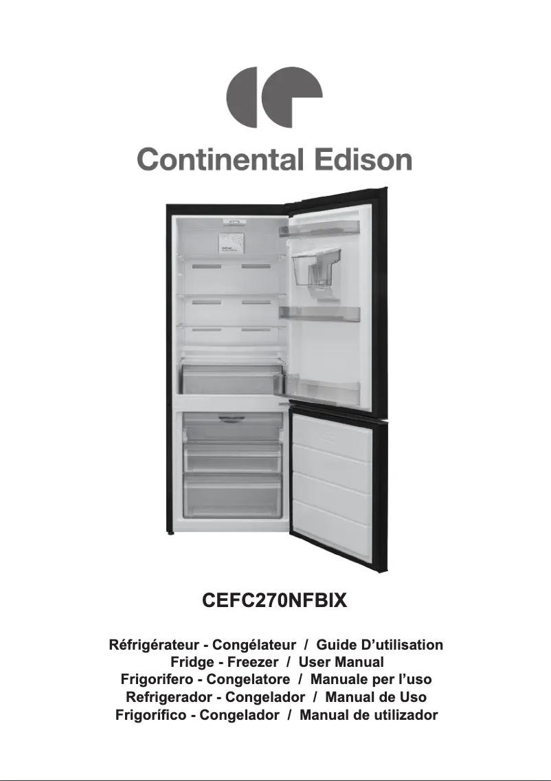 Imagen de la primera página del manual del dispositivo CEFC270NFBIX