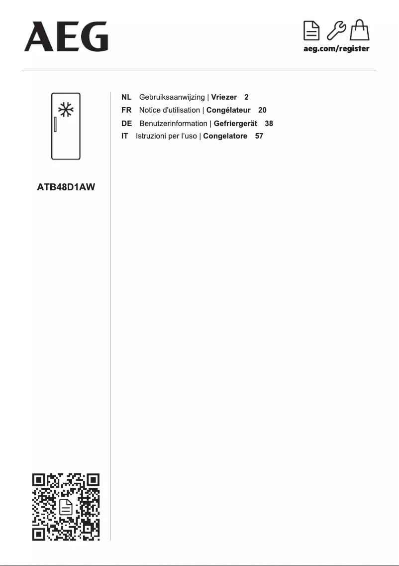 Imagen de la primera página del manual del dispositivo ATB48D1AW