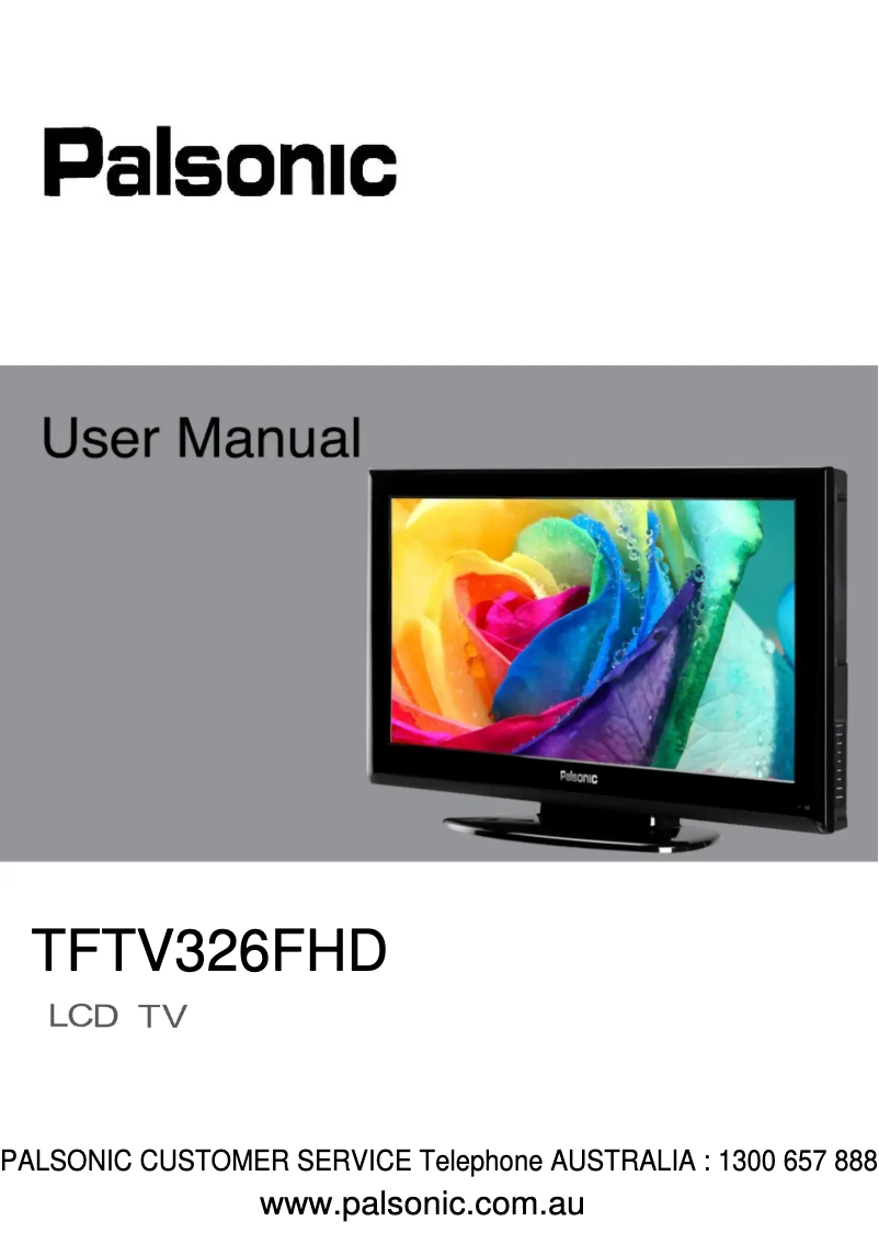 Imagen de la primera página del manual del dispositivo TFTV326FHD