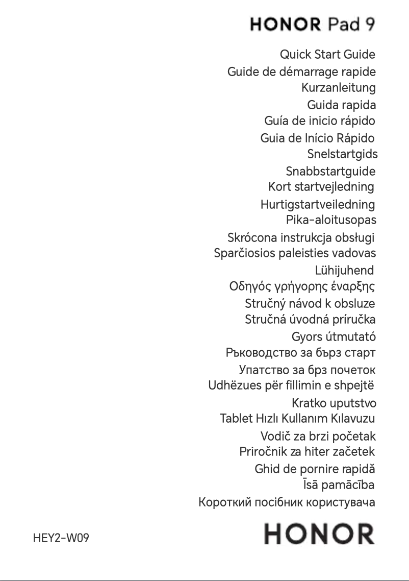 Imagen de la primera página del manual del dispositivo Pad 9