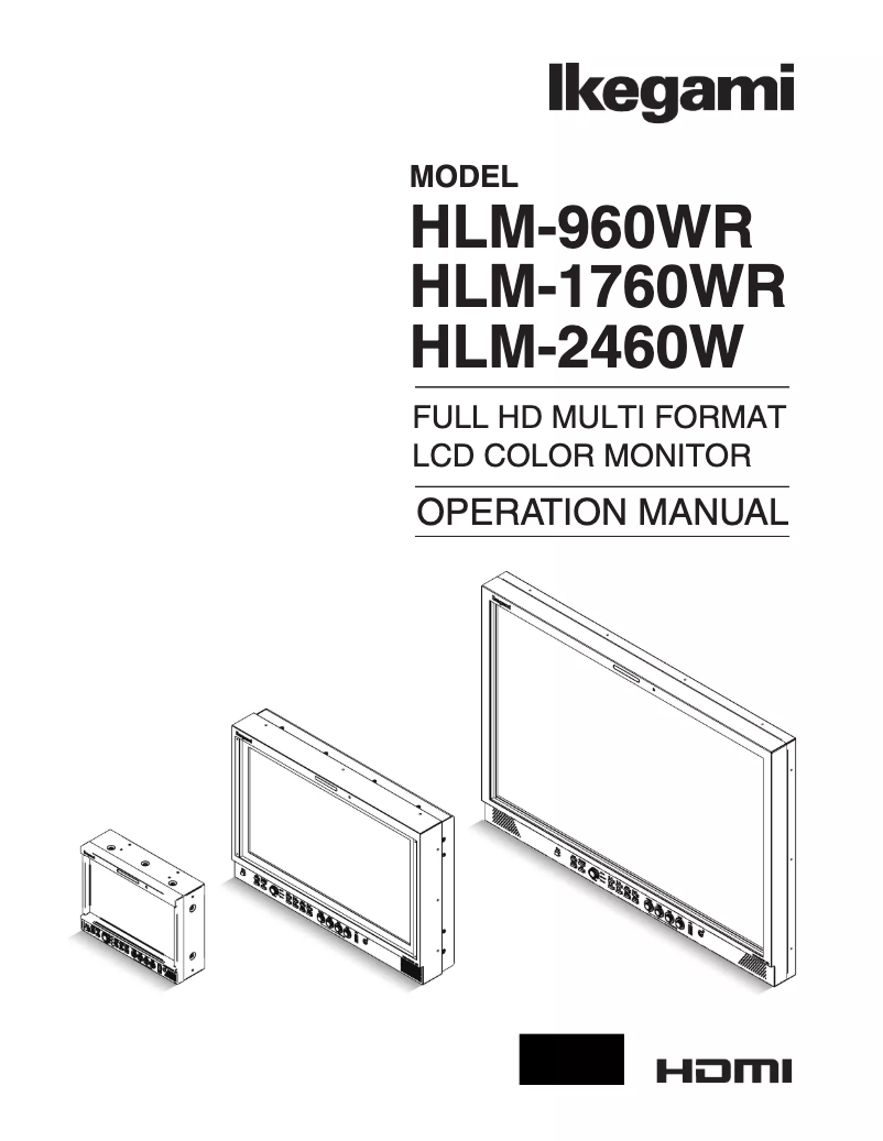 Imagen de la primera página del manual del dispositivo HLM-1760WR