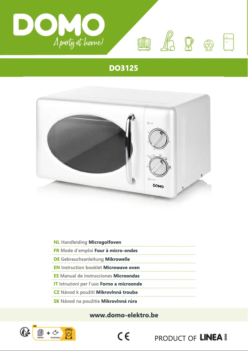 Imagen de la primera página del manual del dispositivo DO3125