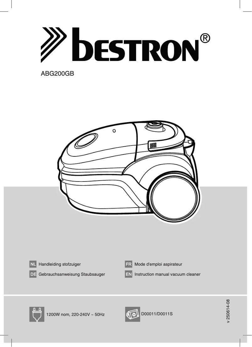 Imagen de la primera página del manual del dispositivo Rapido ABG200GB