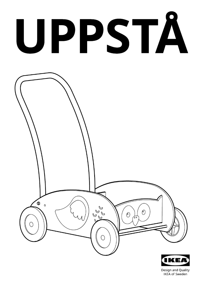 Página 1 del manual Manual de usuario Ikea UPPSTÅ 605.195.65