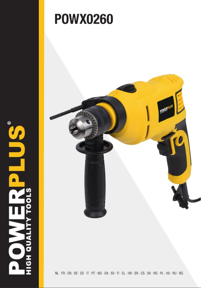 Imagen de la primera página del manual del dispositivo POWX0260