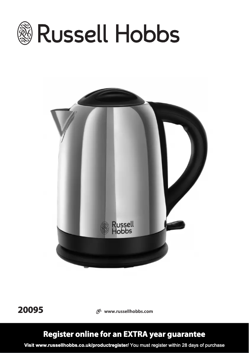 Página 1 del manual Manual de usuario Russell Hobbs Dorchester 20095