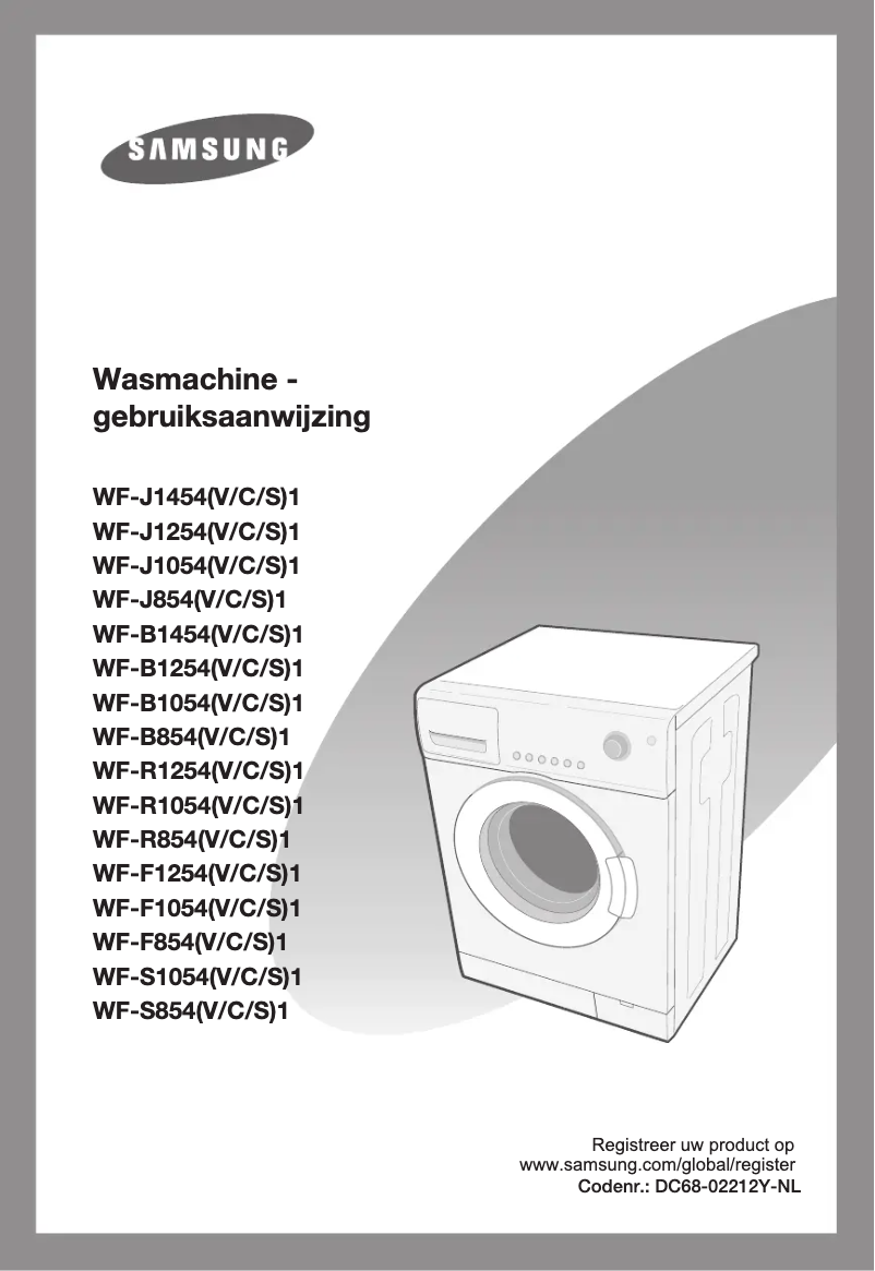Imagen de la primera página del manual del dispositivo WF-B1054