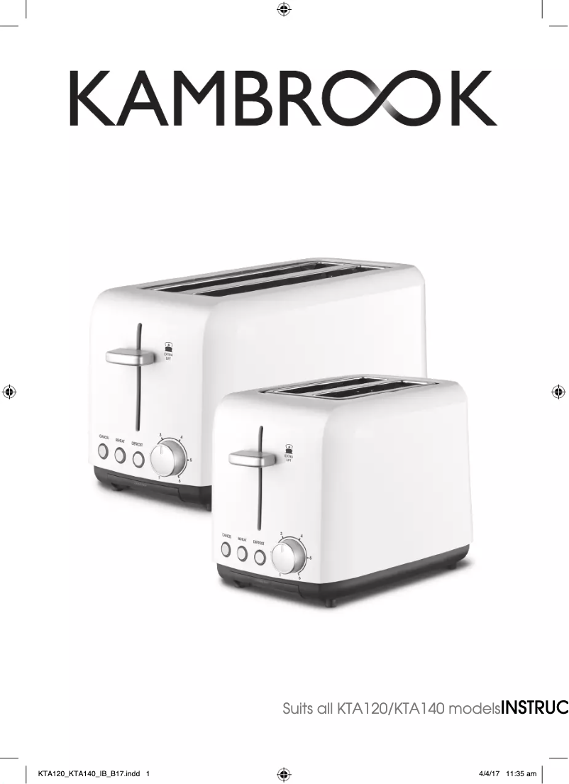 Imagen de la primera página del manual del dispositivo A Perfect Fit KTA140