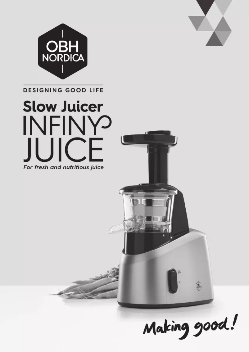 Página nº 1 - Manual de usuario OBH Nordica Infiny 22627