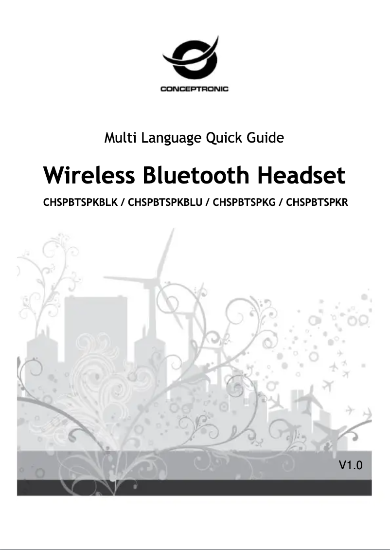 Imagen de la primera página del manual del dispositivo BRENDAN01B