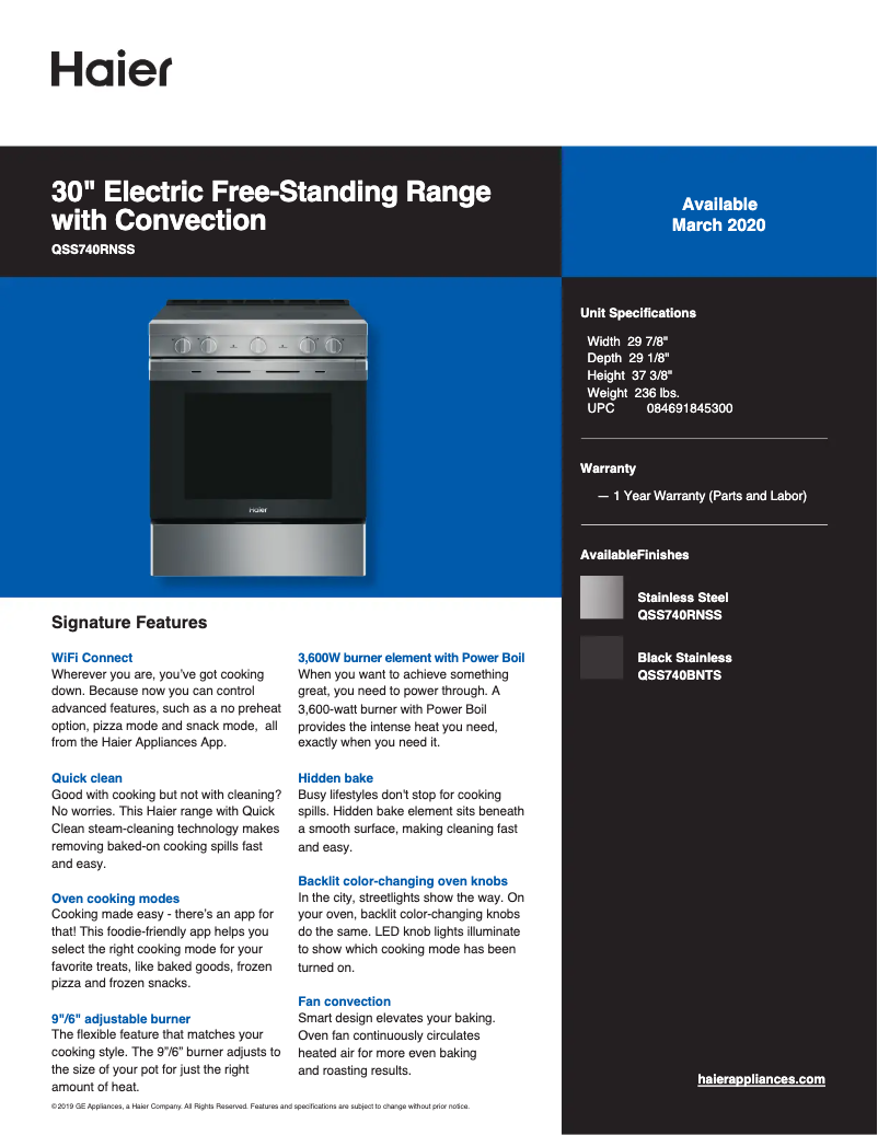 Imagen de la primera página del manual del dispositivo QSS740RNSS