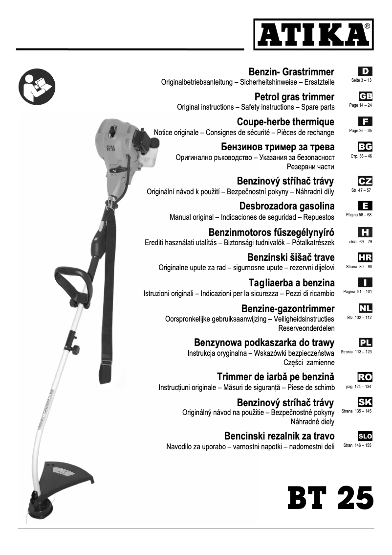 Página 1 del manual Manual de usuario ATIKA BT 25