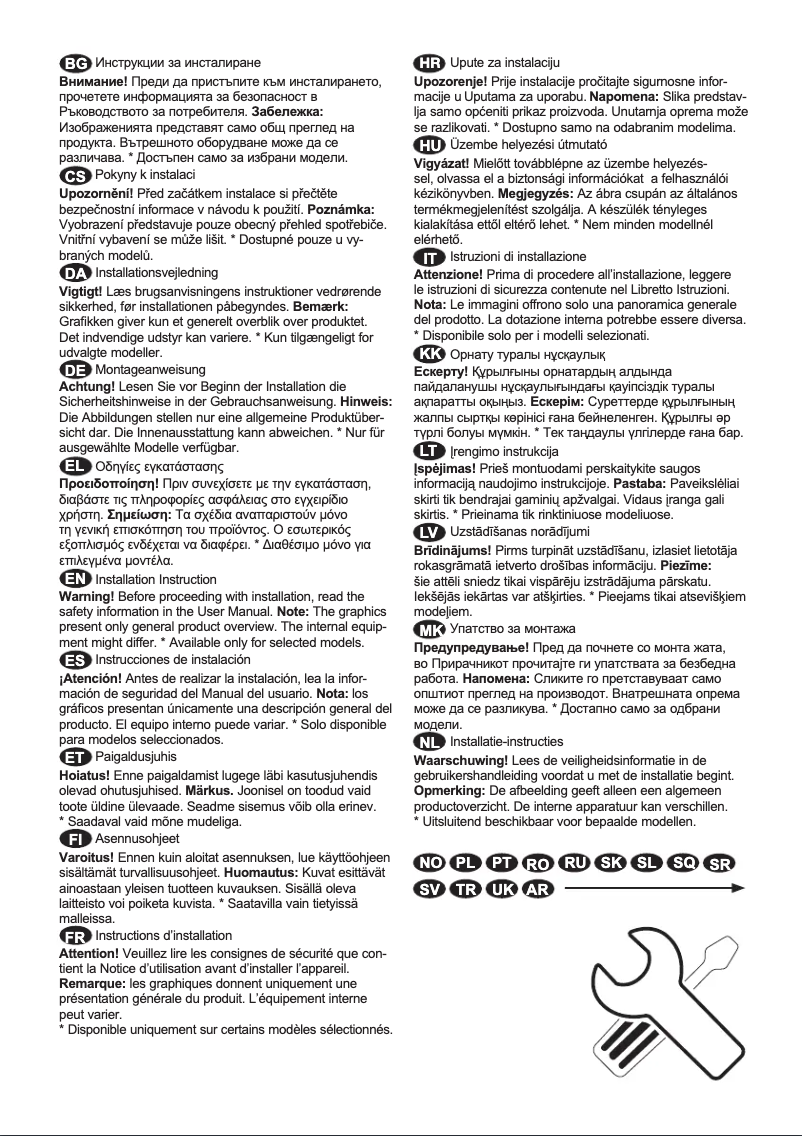 Imagen de la primera página del manual del dispositivo LUC6NE25X