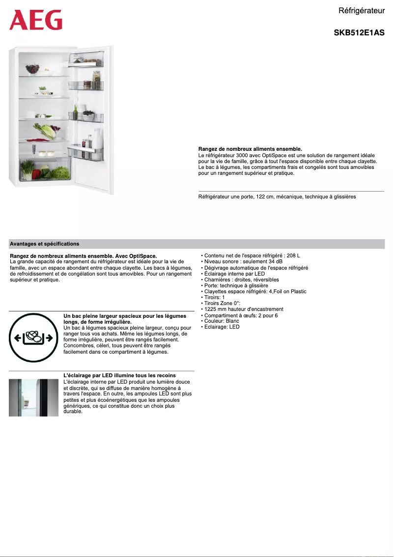 Imagen de la primera página del manual del dispositivo SKB512E1AS