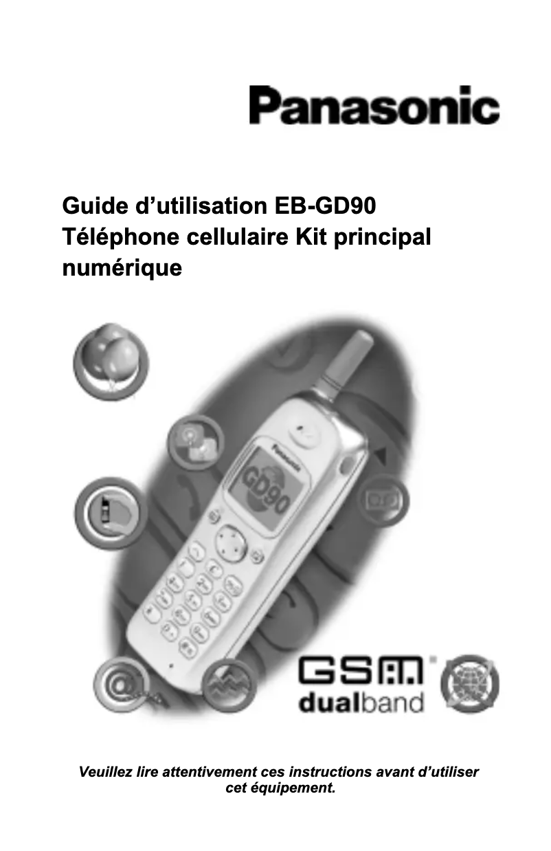Imagen de la primera página del manual del dispositivo EB-GD90