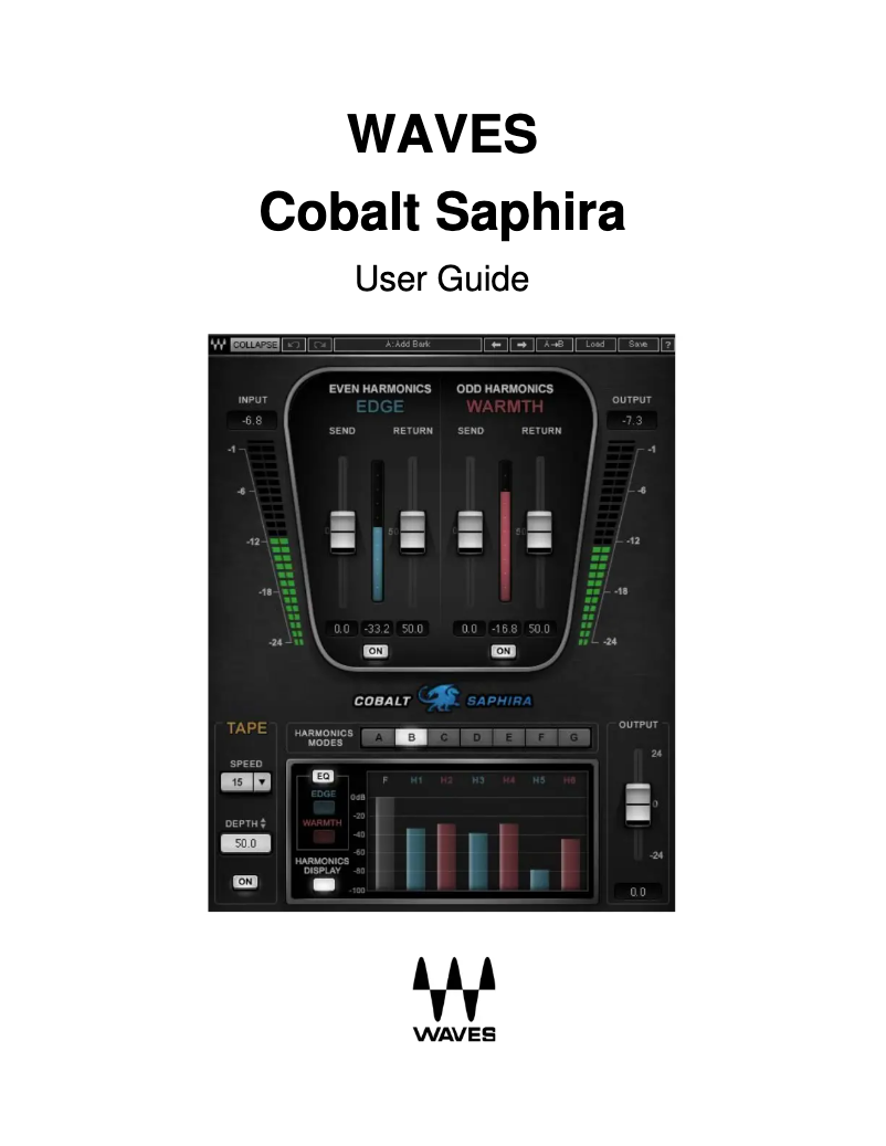Imagen de la primera página del manual del dispositivo Cobalt Saphira