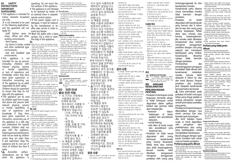 Página 1 del manual Instrucciones / montaje Tefal Sandwich Ultracompact SM1551