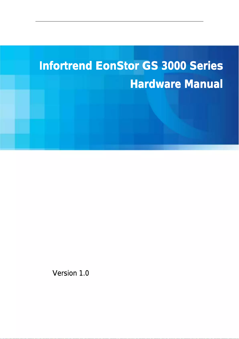 Página 1 del manual Manual de usuario Infortrend EonStor GS 3060