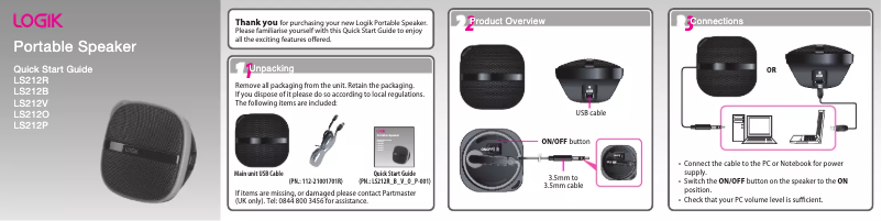 Imagen de la primera página del manual del dispositivo LS212O