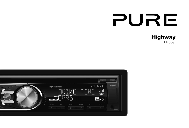 Página nº 1 - Manual de usuario Pure Highway H250S