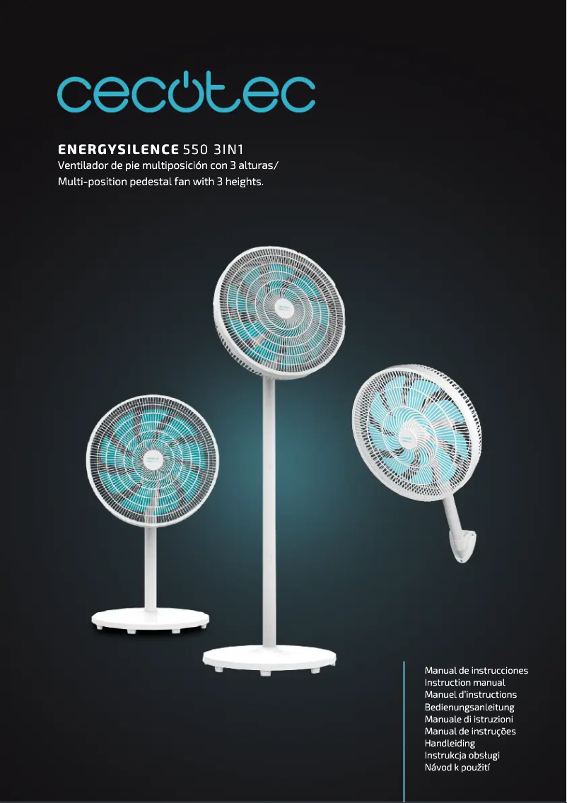 Imagen de la primera página del manual del dispositivo EnergySilence 550 3in1