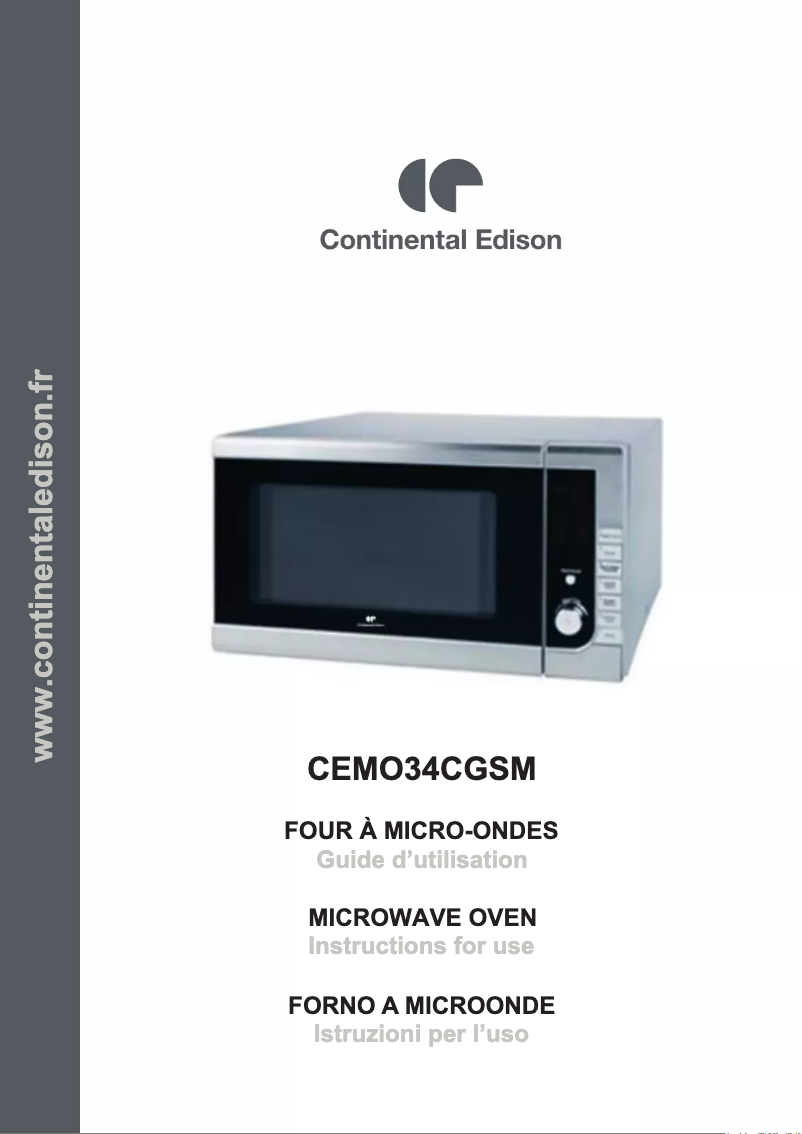 Imagen de la primera página del manual del dispositivo CEMO34CGSM