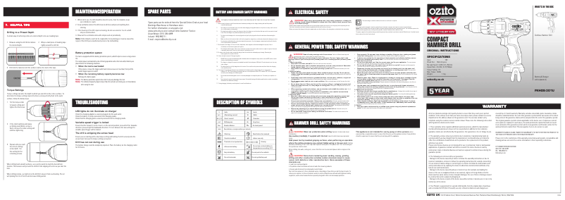 Imagen de la primera página del manual del dispositivo PXHDS-301U