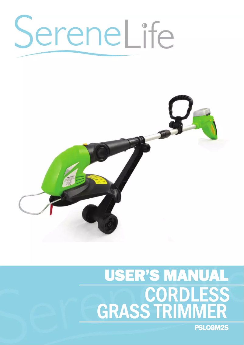 Imagen de la primera página del manual del dispositivo PSLCGM25