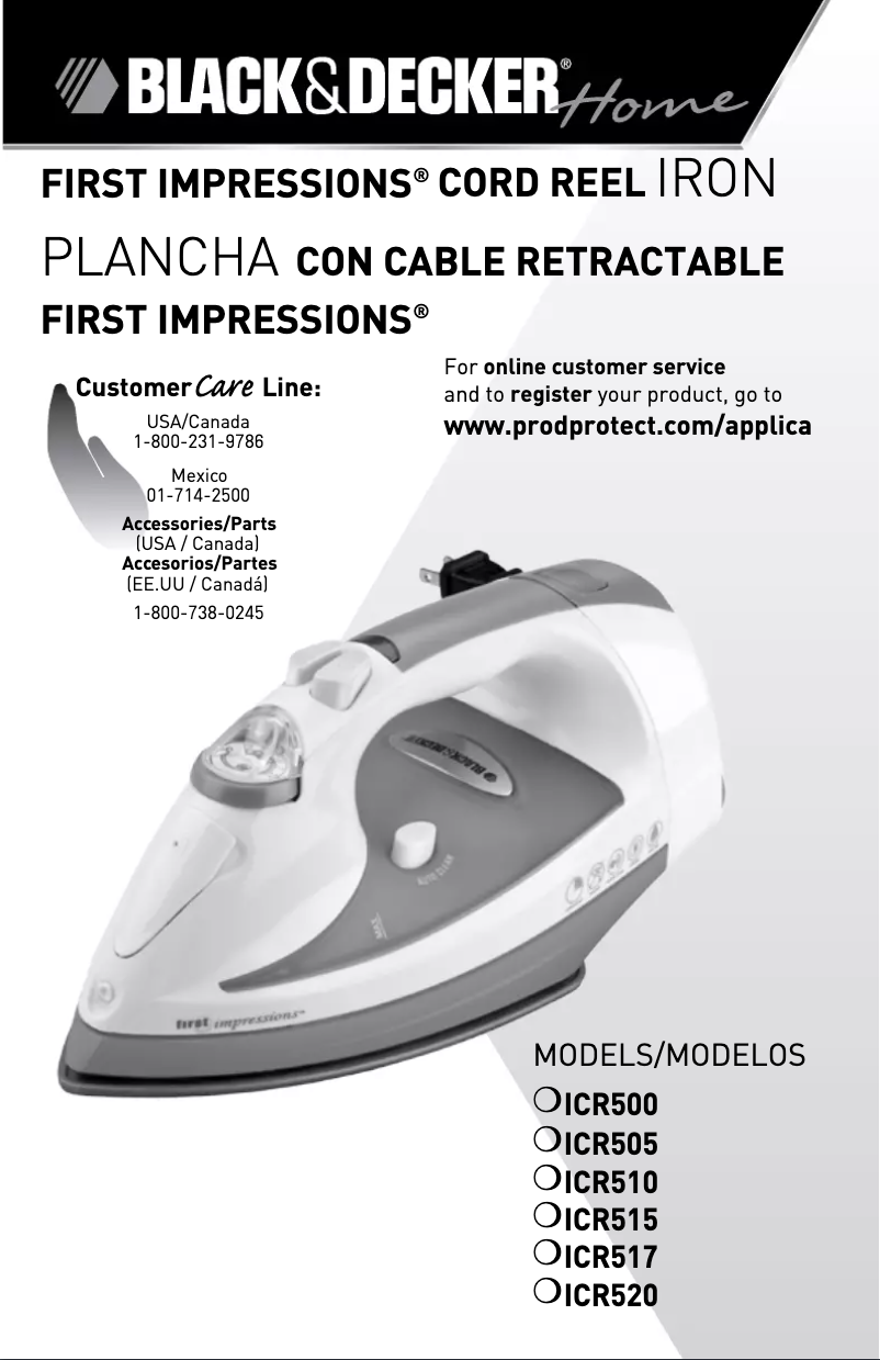 Imagen de la primera página del manual del dispositivo ICR505