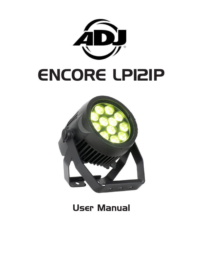 Imagen de la primera página del manual del dispositivo Encore LP12IP