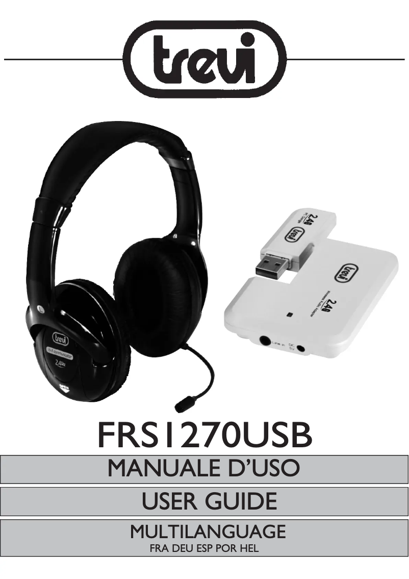 Página 1 del manual Manual de usuario Trevi FRS 1270 USB