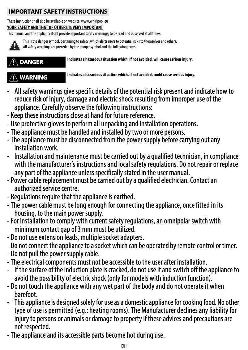 Imagen de la primera página del manual del dispositivo AKP266IX