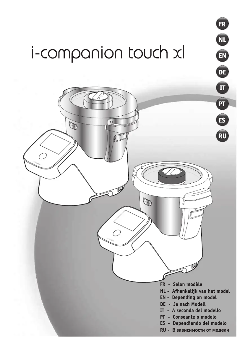 Imagen de la primera página del manual del dispositivo I-Companion Touch XL HF9345