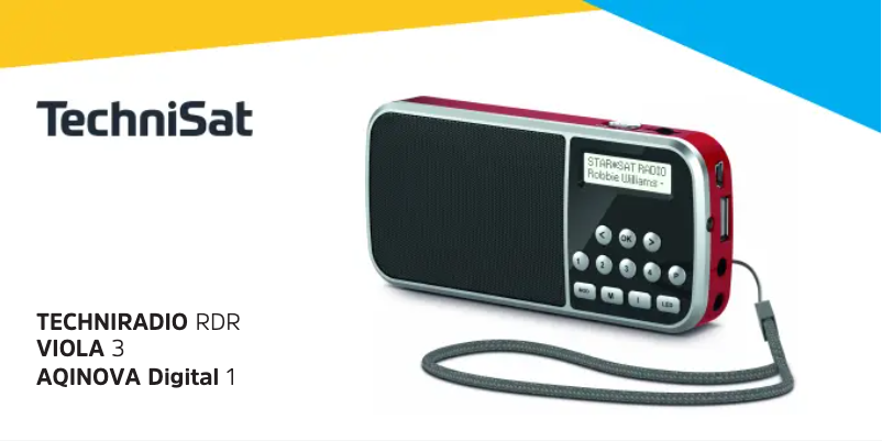 Página nº 1 - Manual de usuario TechniSat TechniRadio RDR