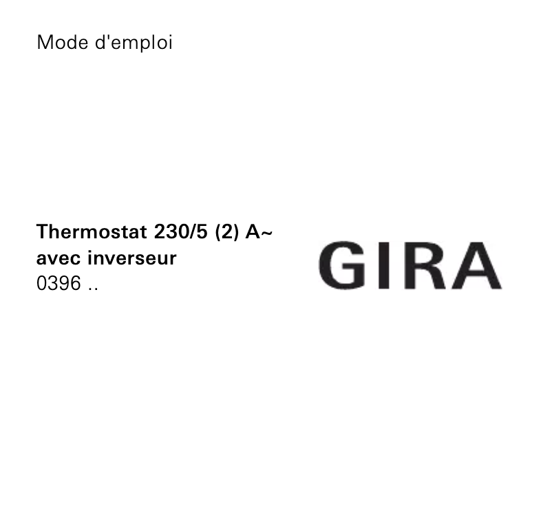 Imagen de la primera página del manual del dispositivo 0396