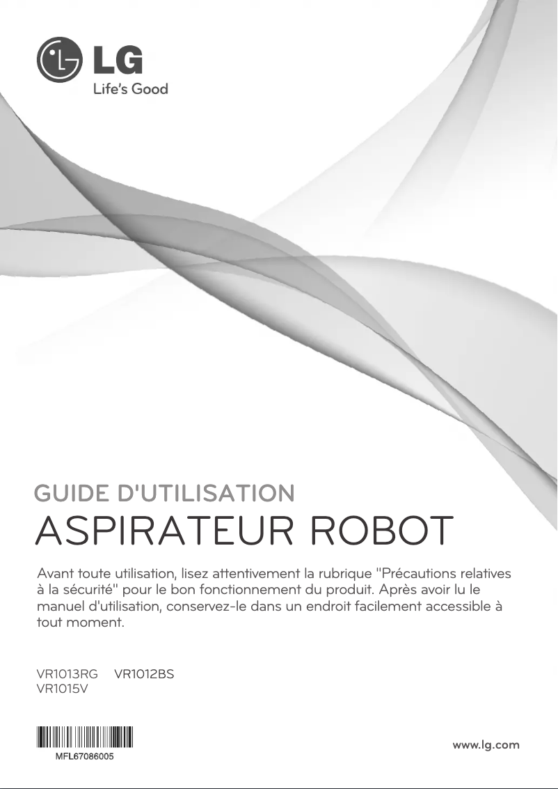 Imagen de la primera página del manual del dispositivo VR1012BS