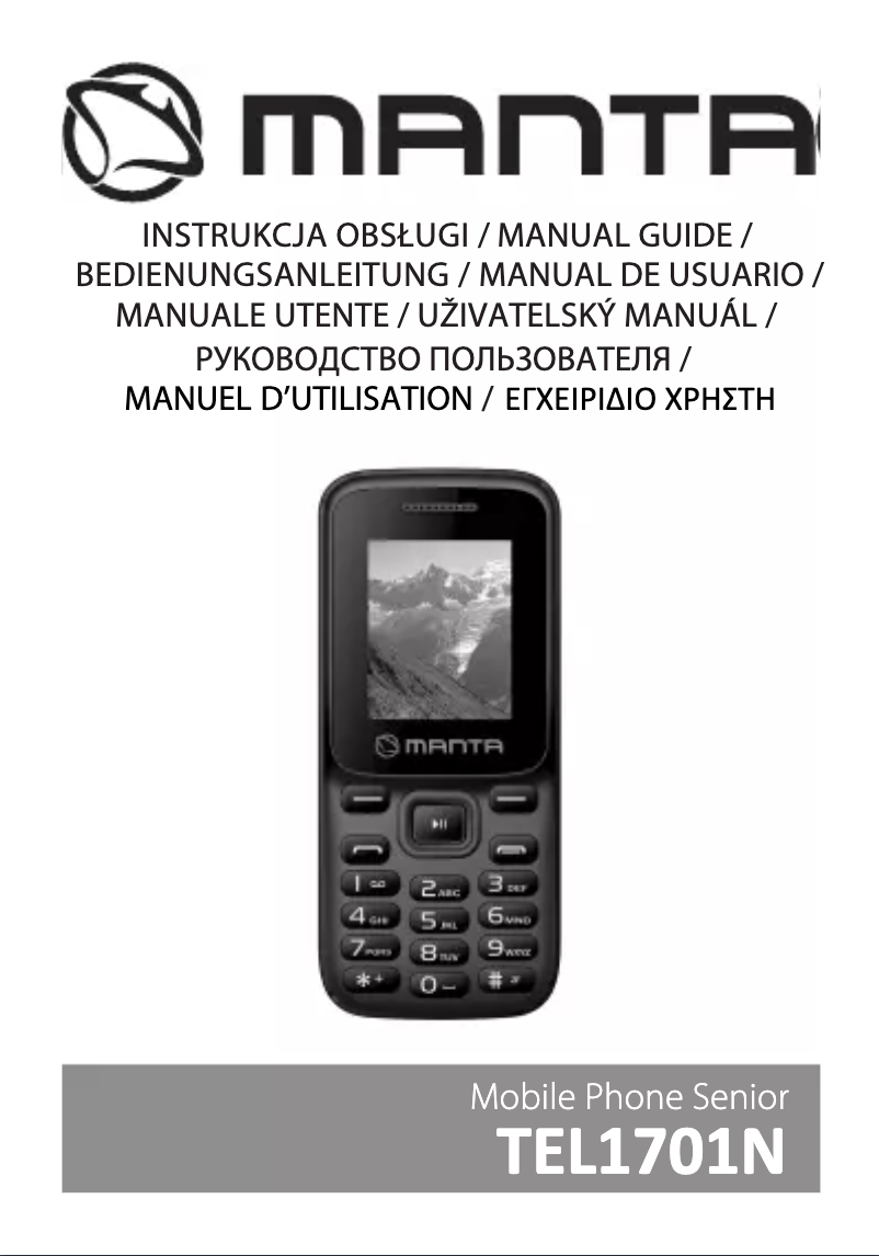 Página 1 del manual Manual de usuario Manta TEL1701N