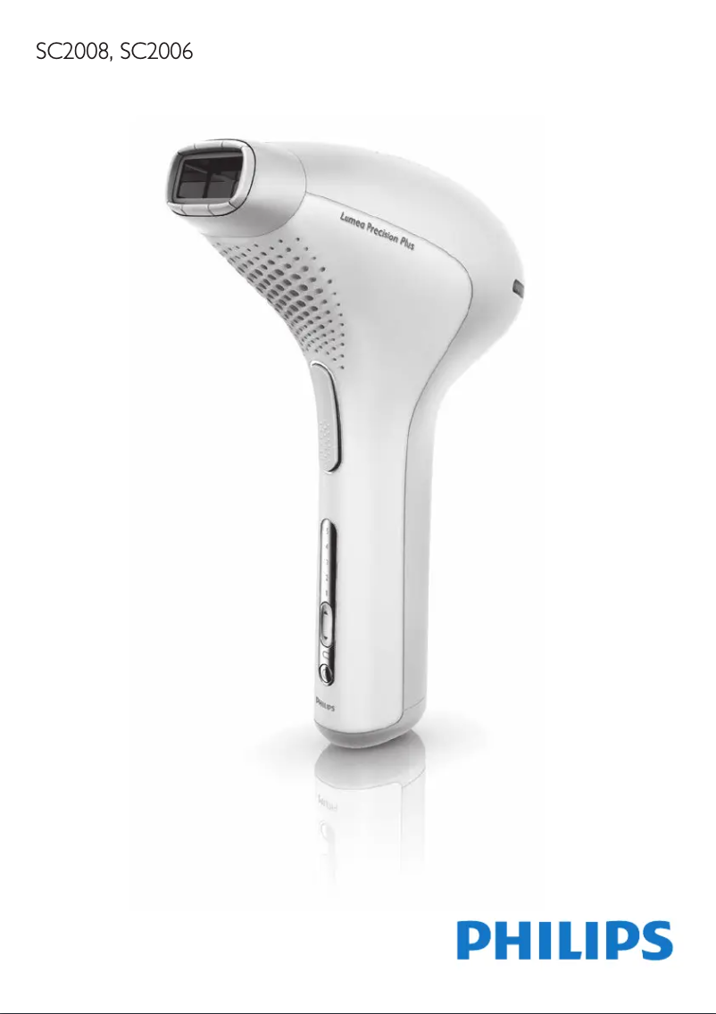 Imagen de la primera página del manual del dispositivo Lumea Precision Plus SC2006