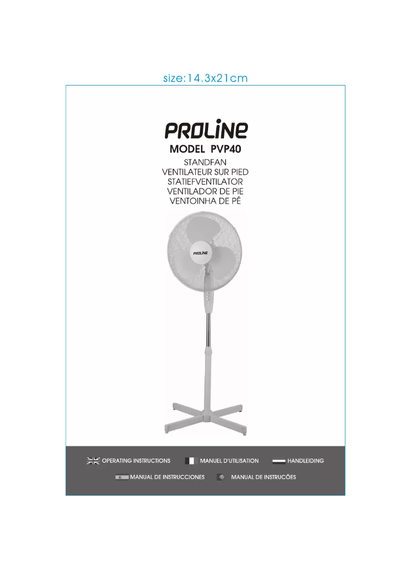 Página 1 del manual Manual de usuario Proline PVP40