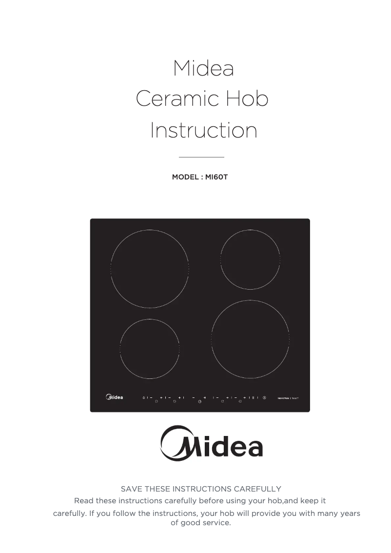 Imagen de la primera página del manual del dispositivo MI60T