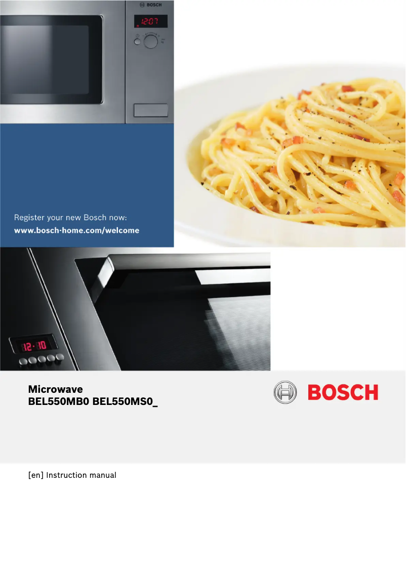 Página 1 del manual Manual de usuario Bosch BEL550MB0