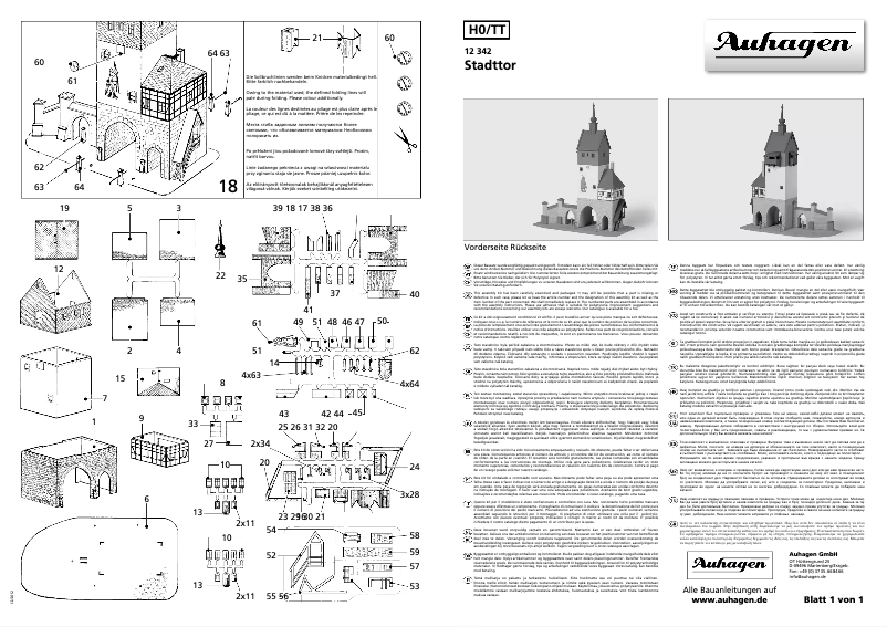 Página nº 1 - Manual de usuario Auhagen 12342