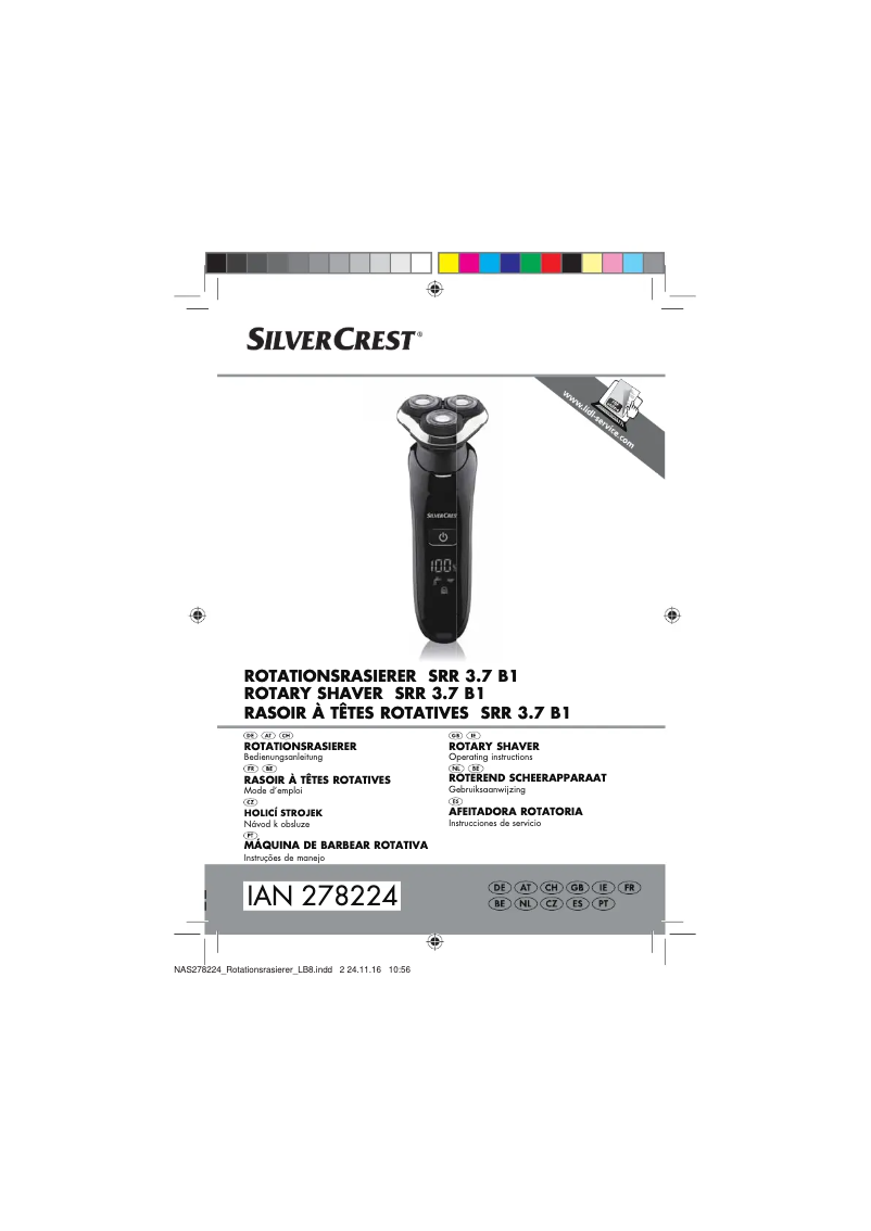 Imagen de la primera página del manual del dispositivo SRR 3.7 A1