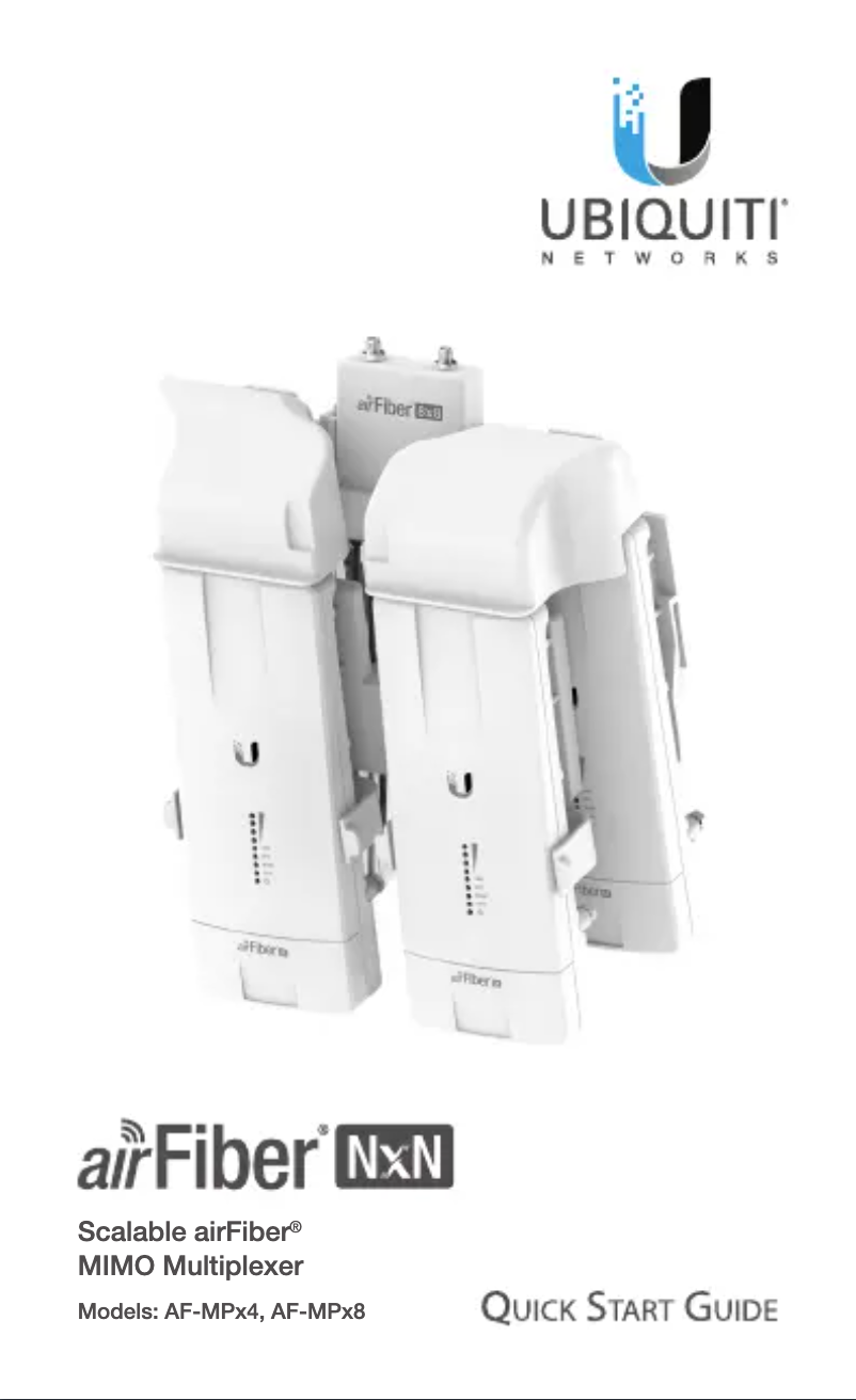 Página nº 1 - Manual de usuario Ubiquiti Networks MIMO Multiplexer