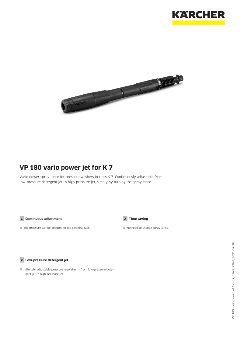 Imagen de la primera página del manual del dispositivo VP 18