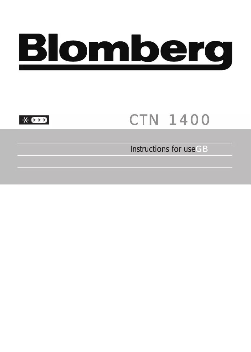 Imagen de la primera página del manual del dispositivo CTN 1400 X