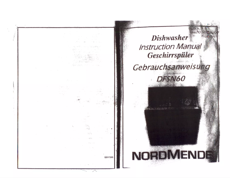 Página 1 del manual Manual de usuario Nordmende DFSN60