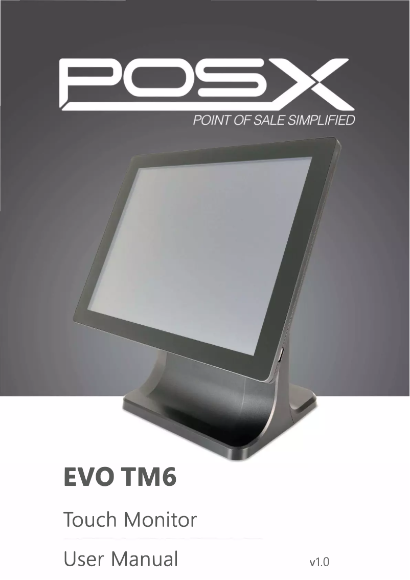 Página 1 del manual Manual de usuario POS-X EVO TM6
