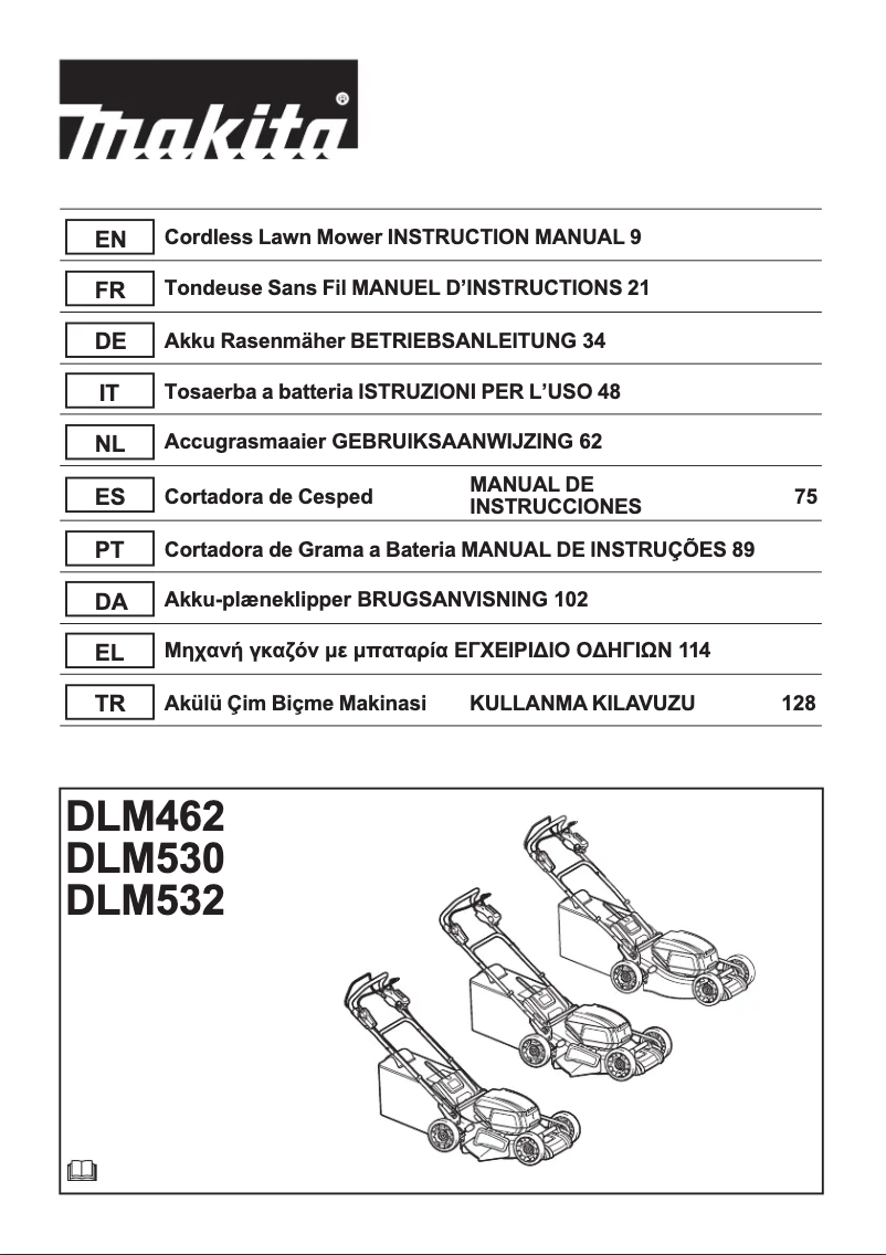 Imagen de la primera página del manual del dispositivo DLM532